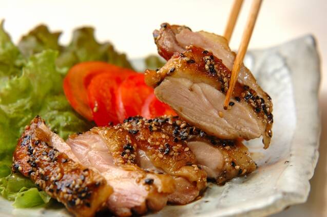 鶏肉のゴマみそ焼きの作り方の手順4