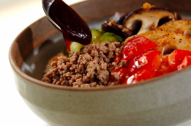 野菜たっぷりビビンバ丼の作り方の手順5