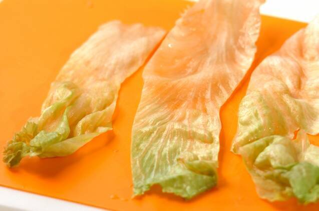 レタスシューマイの作り方の手順2