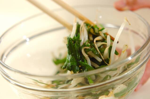 モヤシの中華和えの作り方の手順5