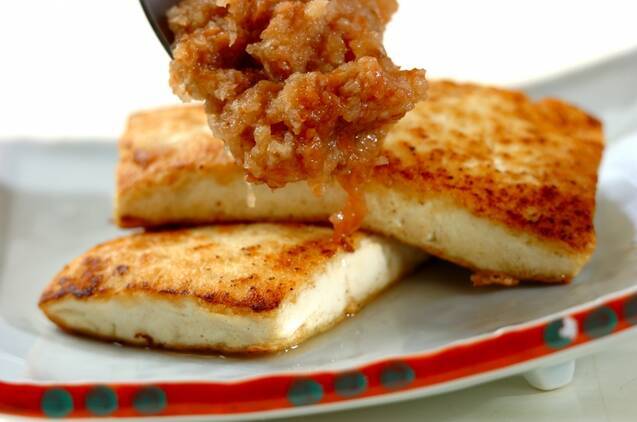梅おろし豆腐ステーキの作り方の手順4