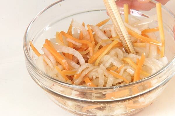 大根とニンジンのなますの作り方の手順5