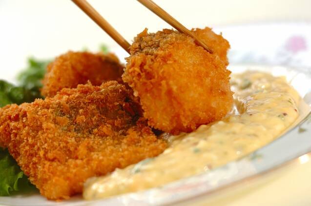 エビとタラのフライ　自家製マヨのタルタルソースの作り方の手順6