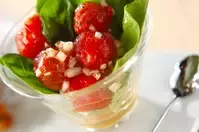 プチトマトのバジルマリネ