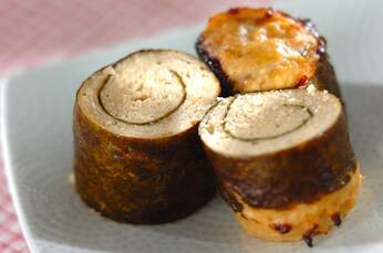 鶏肉の磯辺巻き