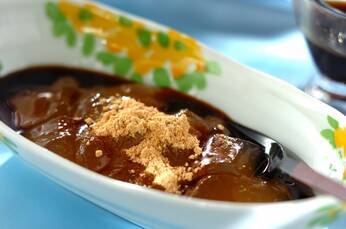 わらびもち～黒みつ添え～