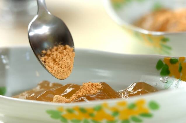 わらびもち～黒みつ添え～の作り方の手順5