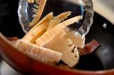 タケノコとベーコンの炒め物の作り方3