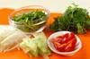 セロリと香菜の春雨サラダの作り方の手順1