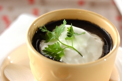 黒ゴマの豆乳プリン レシピ 作り方 E レシピ 料理のプロが作る簡単レシピ