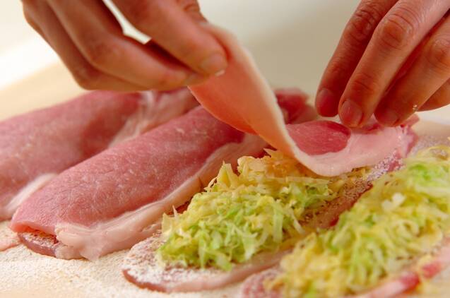 キャべトンカツの作り方の手順2