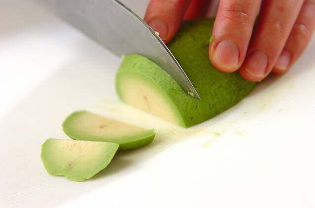 アボカドと生ハムのちらし寿司の作り方の手順3