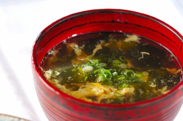 ワカメのかきたま汁