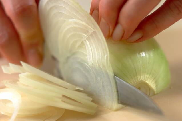 カボチャのクリームスパゲティーの作り方の手順1