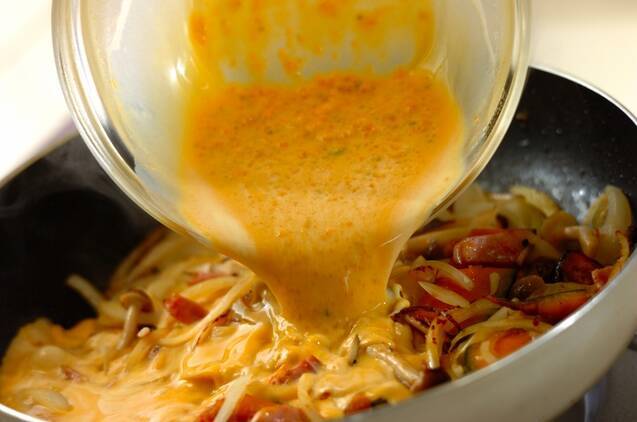 カボチャのクリームスパゲティーの作り方の手順6