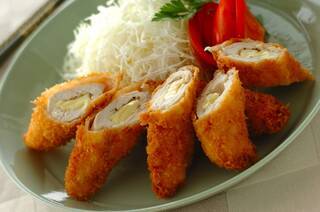 簡単とろーり！鶏ささみのチーズカツ