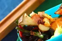 エリンギとベーコンの炒め物