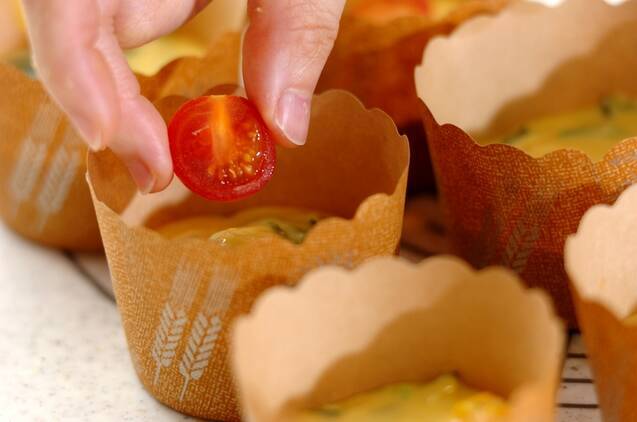 カボチャとトマトのケークサレの作り方の手順7