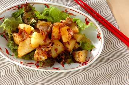 ジャガイモの豆鼓炒め