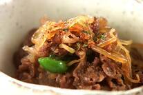 牛こま切れ肉の佃煮