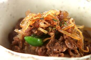 牛こま切れ肉の佃煮