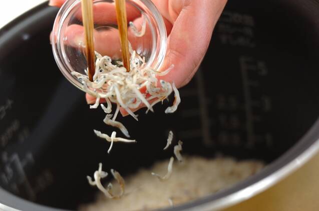 たっぷり枝豆入りご飯の作り方の手順4