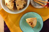 クルミと黒糖の大きな蒸しパン