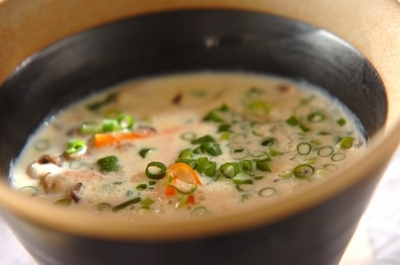 中華風豆乳スープ レシピ 作り方 E レシピ 料理のプロが作る簡単レシピ