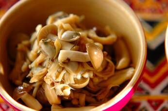 キノコとアサリの煮物