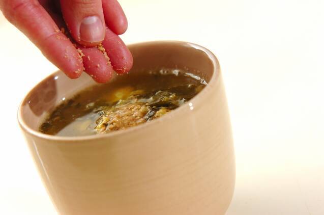 高菜の漬け物スープの作り方の手順4