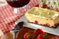 イチゴのチーズケーキ