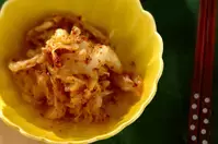 キャベツの即席キムチ