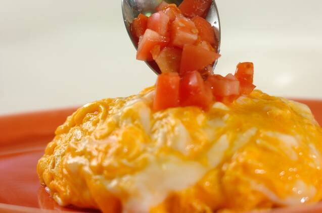 ピリ辛ソースオムライスの作り方の手順5