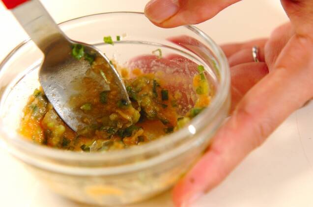 厚揚げネギみそのせの作り方の手順1