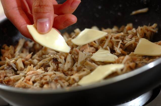 キノコの包み焼きの作り方の手順3