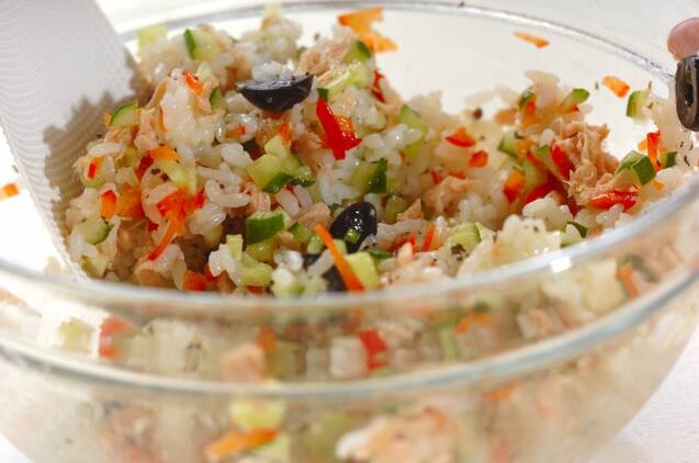 サラダ寿司の作り方の手順5