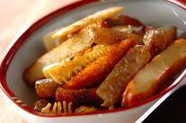 さつま揚げとタケノコのきんぴら