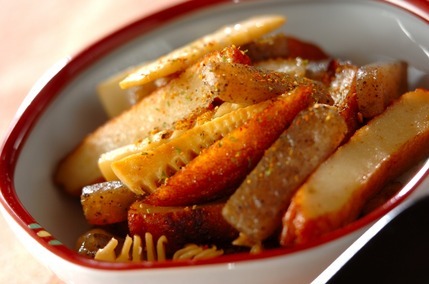 さつま揚げとタケノコのきんぴら