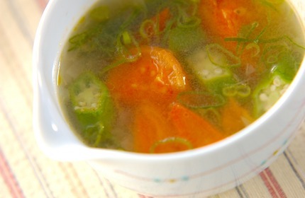 オクラのスープ