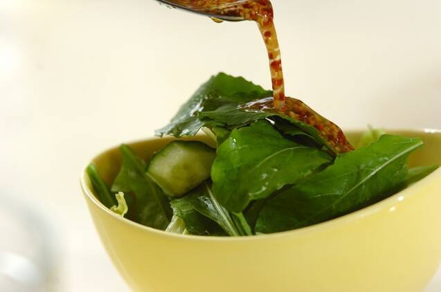 クルミ入りグリーンサラダの作り方の手順6