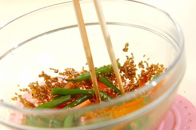 簡単！さやいんげんのごま和え 和食の基本 by杉本 亜希子さんの作り方の手順5