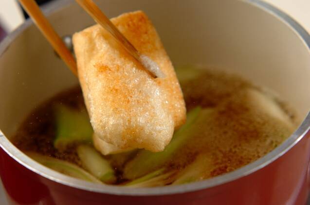 揚げ餅のおろし汁の作り方の手順4