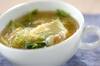 レタスのかき玉スープの作り方の手順
