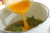 レタスのかき玉スープの作り方2