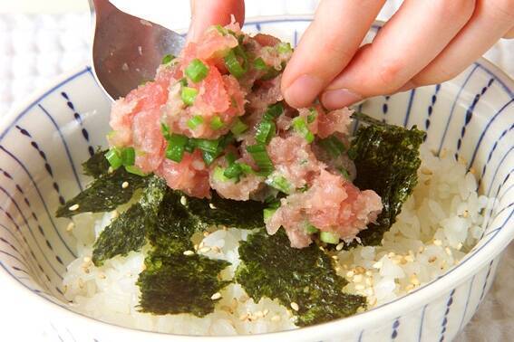 ネギトロ丼の作り方の手順8