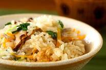 炊飯器で！炊き込み五目おこわ