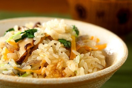 炊飯器で！炊き込み五目おこわ