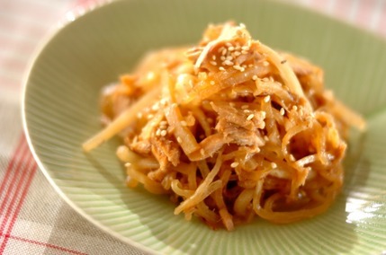 大根とツナの炒め物