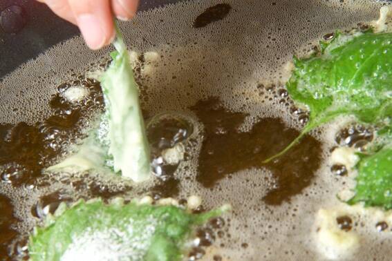 マイタケの天ぷらの作り方の手順6