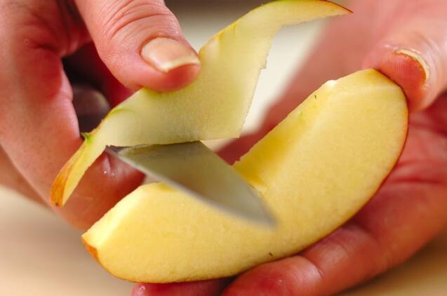 シナモン風味の焼きリンゴの作り方の手順1